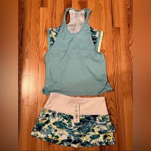 Lucky in Love tennis tank and skirt